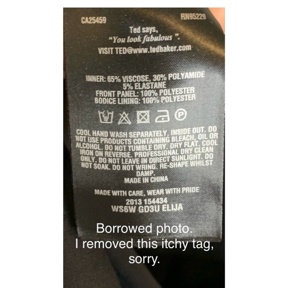 Ted Baker Elija Double Layer Shift Dress with Bow - Picture 9 of 10